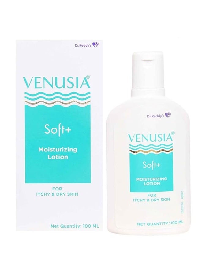 Venusia Soft + - Bottle of 100ml Moisturising Lotion - Image 1